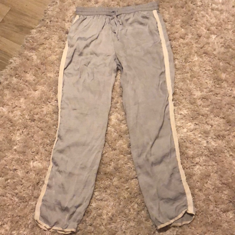 Aerie satin track pants